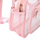 thumbnail image 4 of Transparent Backpack Waterproof Sturdy Fashion Eco-friendly PVC Clear Transparent Student Backpack Pink, 4 of 4