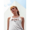 thumbnail image 2 of Boho Chic Text Tank Women -Image by Shutterstock, Female x-Large, 2 of 4