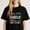 Black-2, variant on Animal Print Rainbow Graphic for Women Casual and Stylish Tee print T Shirt