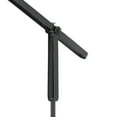thumbnail image 3 of Round Shade Metal Floor Lamp with Adjustable Stalk Support, Black- Saltoro Sherpi, 3 of 5