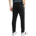 thumbnail image 2 of Ma Croix Mens Premium Jersey Track Pants with Ankle Zipper Slim Athletic Fit Sweatpants, 2 of 6