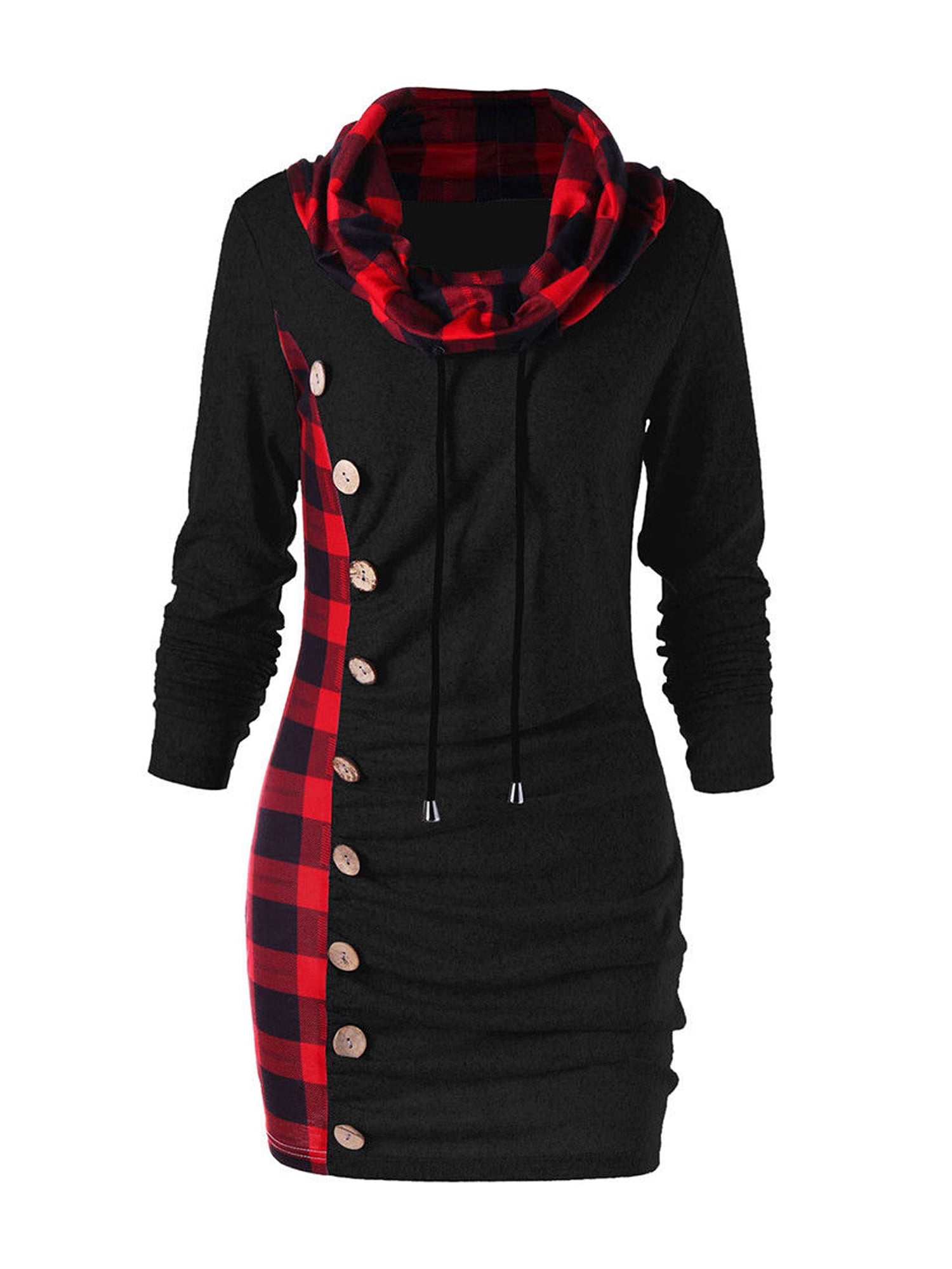 women's long hoodie dress