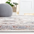 thumbnail image 5 of SAFAVIEH Bayside Sheryll Floral Polyester Machine Washable Area Rug, Gray/Blue, 6'7" x 6'7" Round, 5 of 12
