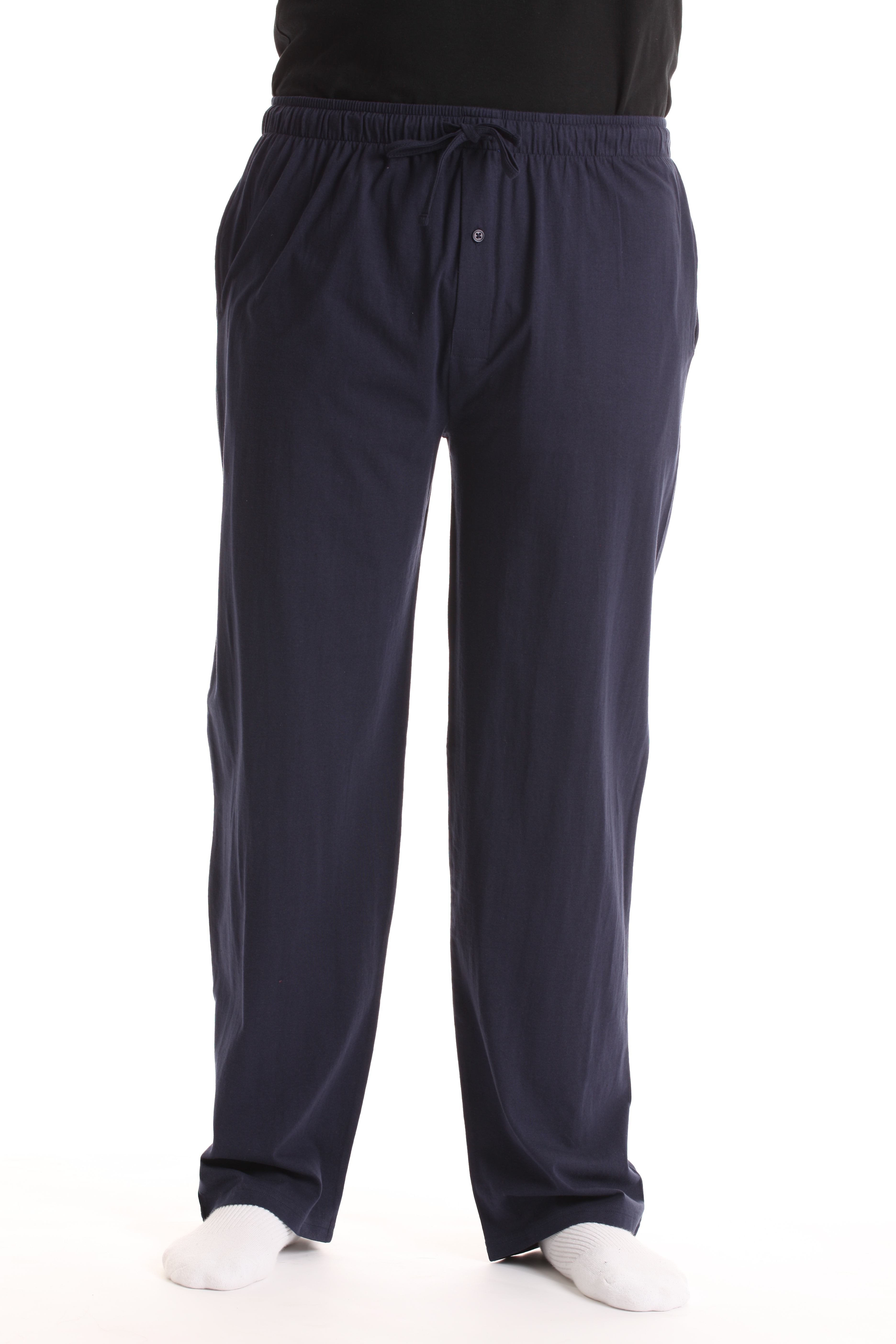 At The Buzzer Mens Cotton Pajama Pants 14505NVYXXXL