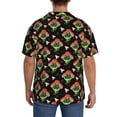 thumbnail image 3 of Pofeuu Frogs In Mushroom Hats Print Mens Casual Short Sleeve Shirts Beach Summer Spread Collar Pocket Tops Men's Casual Short-sleeved Shirt-X-Large, 3 of 5