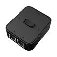 thumbnail image 3 of Conmutadores de red RJ45 de 2 puertos Distribuidor de red Gigabit de 1000 Mbps (negro), 3 of 9