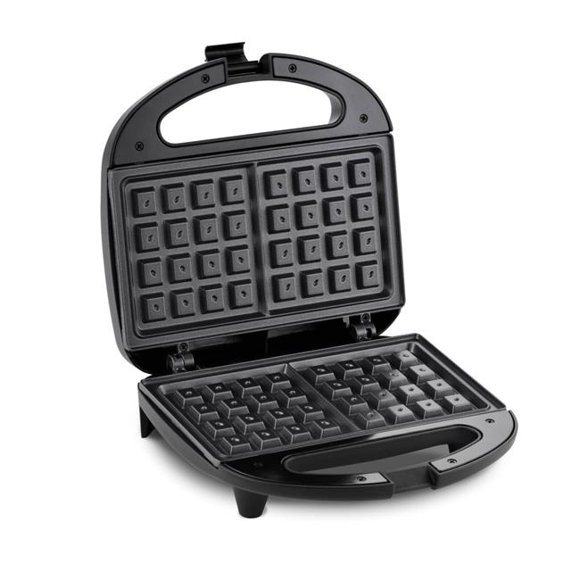 Maximatic EWM-2207X Gaufrier Belge Antiadhésif, Noir