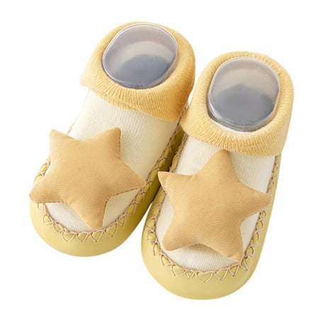 

Eashery Baby Shoes Boys Girls Sneakers Shoe Flats for First Steps Walkers Baby Girls Boys Canvas Shoes Toddler Sandals (Yellow 5)