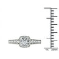 thumbnail image 4 of 1-1/4 Carat T.W. Diamond Single Halo Vintage Engagement Ring in 14kt White Gold, 4 of 4