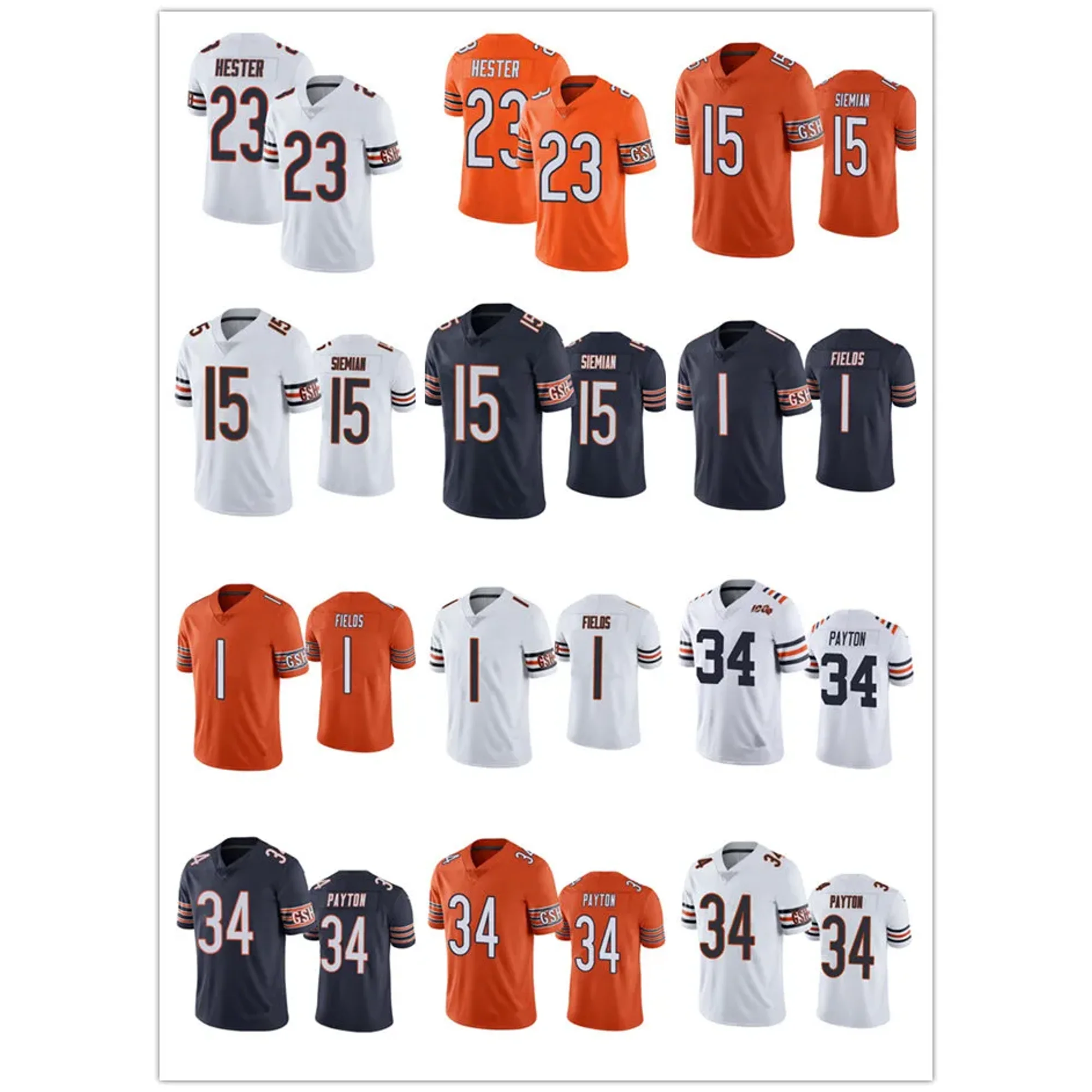 NFL_ Football Jersey Chicago''Bears''MEN''NFL''Women Youth Trevor