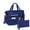 Blue, variant on 2pcs/set Large Canvas Tote Bag for Women, Laptop Work Bags Crossbody Shoulder Hobo Messenger Handbag Purse Travel Gym Totes