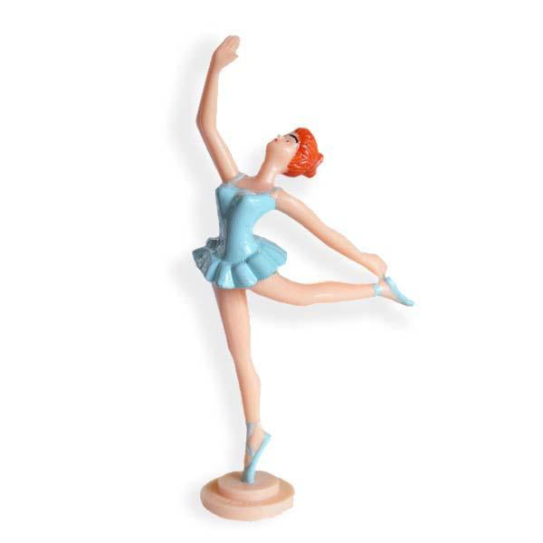 Adskille gnist mærke Blue Ballerina Cake Topper Figurine 5" Ballet Girl Dancer Model Craft  Baking Supplies - Walmart.com