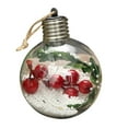 thumbnail image 1 of Christmas Tree Decorations Copper Wire Lights Ornaments Plastic Party Luminous Pendant Pandent LED Mini Ball, 1 of 6
