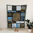 thumbnail image 4 of 50th Birthday Gifts for Men, 50th Birthday Gift Ideas, Milestone 50th Birthday Decorations, Funny 50 Years Old Gift for Husband Him Dad Bonus Dad Grandpa, 50th Birthday Throw Blanket 60x50in, 4 of 5