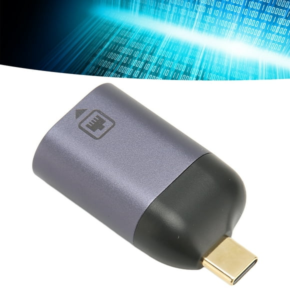 RJ45 To Type C Adapter, USB C To Ethernet Adapter Stable All Aluminum Body Small Portable 1Gbps for Travel
