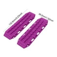 thumbnail image 7 of LeeQinersw 2 Pieces RC Crawler Sand Ladder Accessories Easy Installation Modification Ramp Board for RC Cars for 1/10 1/14 1/12 Supplies Purple, 7 of 7