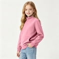 thumbnail image 4 of Hurxie Girls Long Sleeve Shirts Crewneck T-Shirts, Kids Crewneck Sweatshirt for Girls 170, 4 of 6