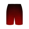 thumbnail image 5 of biudgviw Women's Gradient Casual Shorts Drawstring Elastic Waist Summer Shorts Loose Trendy Lounge Shorts with Pockets, 5 of 5