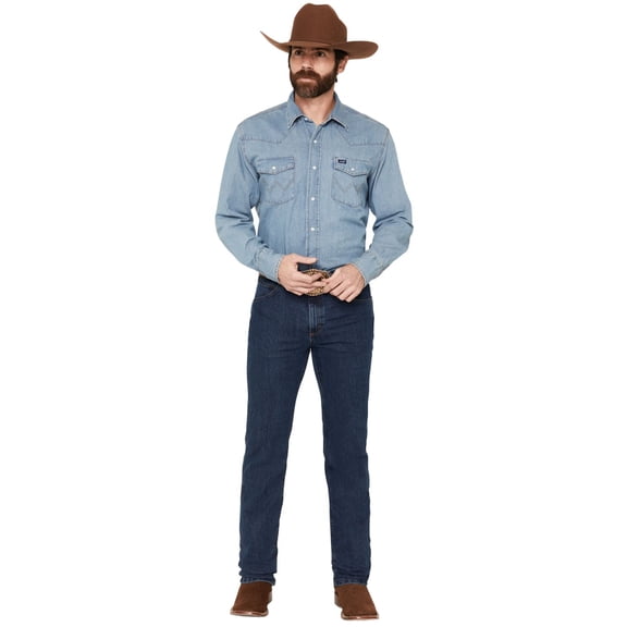 Wrangler Men's Midnight Rinse Premium Performance Cowboy Cut Slim Jeans - 1036MAVMR 34W x 36L  US