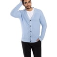 thumbnail image 5 of X RAY JEANS Mens Cotton Cardigan Sweater, Powder Blue, M, 5 of 10