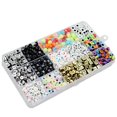 thumbnail image 4 of RENACLIPY 1100Pcs Acrylic Beads for Jewelry Making Assorted Color Letter Beads Durable and Unique, 4 of 7