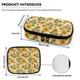 thumbnail image 7 of Jiueut Sunflower Insulin Storage Bag Pen Insulin Travel Bag for Diabetics Traveling Bag for Medicine Insulin Easy to Carry Storage Bag Organizer Insulin Pouch with Mesh Pocket, 7 of 7