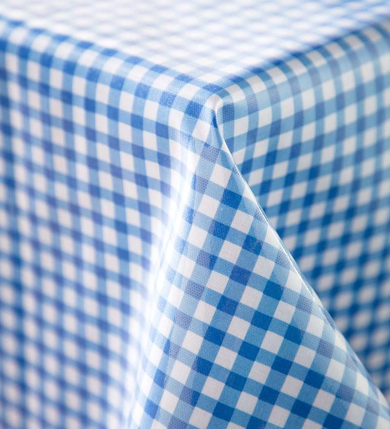 Outdoor Oilcloth Tablecloth W Pvc Vinyl, Oilcloth Tablecloth Round 70