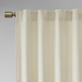 thumbnail image 5 of 510 Design Colt 37x63" Polyester Velvet Window Panel Pair in Ivory, 5 of 9