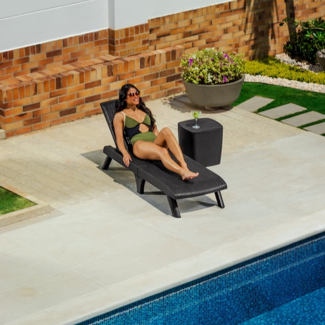 Camastro Plegable Portatil Terraza Playa Alberca Wengue