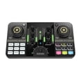 thumbnail image 3 of Professional Audio Mixer Podcast Microphone Sound Card Kit for Smartphone Laptop Computer Vlog Recording Live Streaming, 3 of 5