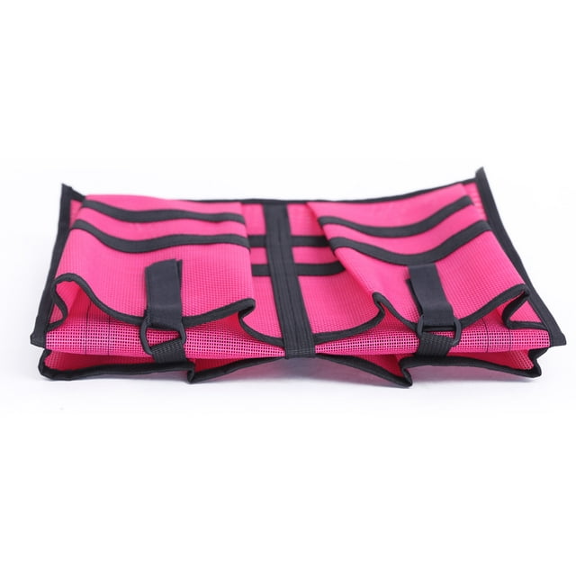 tamizeot Sac de Rangement pour Kayak Siège en Nylon Boîte à Pêche Sangle Réglable Pochette Multi-Poches Accessoires de Sports Nautiques Rouge