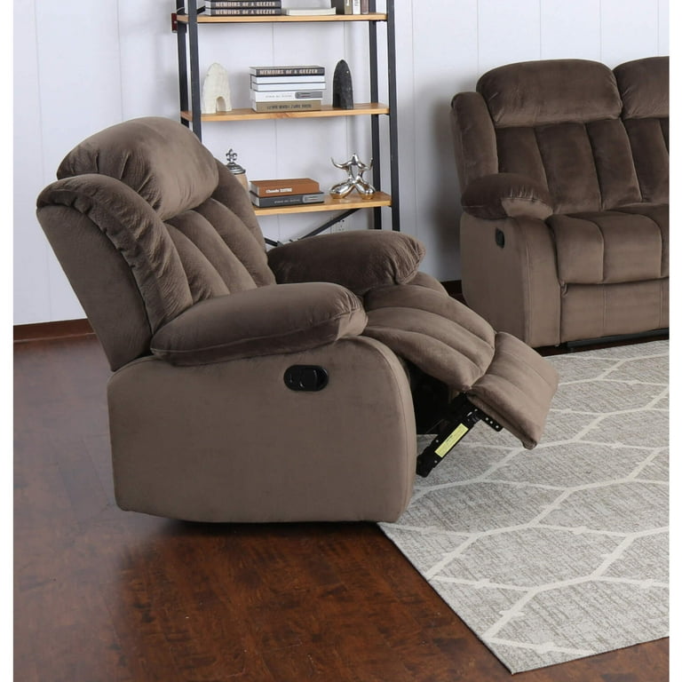 Sunset chocolate 2024 brown rocking recliner