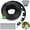 Black-1, variant on No Dig Landscape Edging Kit 60FT - Heavy Duty 2in Tall Black Garden Border with 72 Spikes | Easy Install Flexible Edging for Lawn & Flower Bed