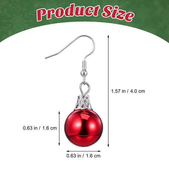 LOLIPPYY Christmas Bell Earrings Festive Accessories for Holiday Parties and Everyday Stylish Wear