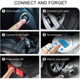 thumbnail image 5 of TOPDC Dual Cylinder Air Compressor Heavy Duty Metal Tire Inflator, Portable Digital Tire Pump,12V DC 100PSI, 5 of 5
