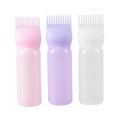 thumbnail image 1 of 3pcs Hair Dye Bottle Applicator Comb Dispensing with Graduated Scale Salon Hair Coloring Dyeing (White Purple Pink), 1 of 9