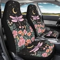 thumbnail image 3 of Pink Dragonfly Automobile Seat Cover, Universal Seat Covers for Front Seat Waterproof Elastic Polyester Car Seat Protector Covers Suitable for Cars, SUV and Trucks, 3 of 10