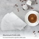 thumbnail image 4 of 120 láminas de café expreso, tapas de sellos de papel de aluminio compatibles con cápsulas Nespresso VertuoLine, tapas de láminas de aluminio para reutilizar cápsulas de café Vertuoline, 37 mm/1,45 pu, 4 of 5