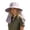 Pink, variant on Womens Sun Hats Rechargeable Solar Powered Fan Hat Wide Brim Sun Hat