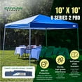 thumbnail image 2 of Caravan Canopy V Series 2 Pro 10' x 10' Entry Level Straight Leg Canopy, Blue, 2 of 11