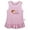 Pink Sleeveless Dresses, variant on iDzn C is For Coconut Funny Dresses For Baby, Newborn Babies Skirts, Infant Princess Dress, 0-24M Kids Graphic Clothes (White Sleeveless Dresses, 0-6 Months)