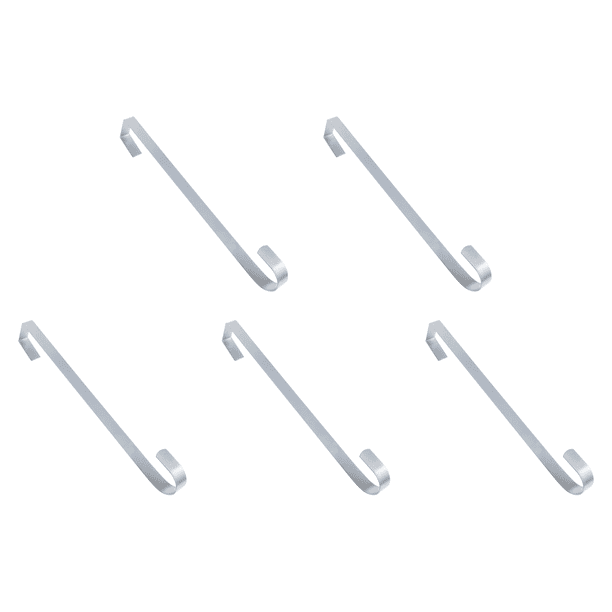 Colgador Corona para Puerta Gancho Navideña Entrada (plata 28cm)