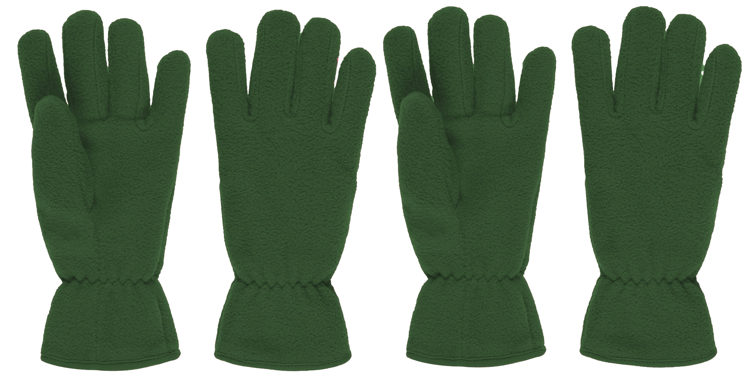Gilbin Toddler/Kids Soft And Warm Fleece Lined Gloves 6Pack (56Y, 2