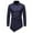 Navy, variant on DDAPJ pyju Men's Embroidered Dress Shirt Asymmetric Hem Long Sleeve Button Down Shirts Tuxedo Suit Shirt Navy XL