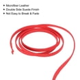 thumbnail image 4 of Uxcell 49.21 Yards 5mm Flat Suede Cord Leather String for DIY Crafts Red 1 Roll, 4 of 6