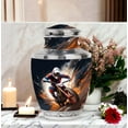 Dirt Bike Charge Majestic Peace Large Capacity Urn Universal Ashes