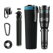 APEXEL 60x Super Telephoto Zoom Phone Lens Powerful Monocular Metal Telescope Mobile telephoto lens for camping Tourism