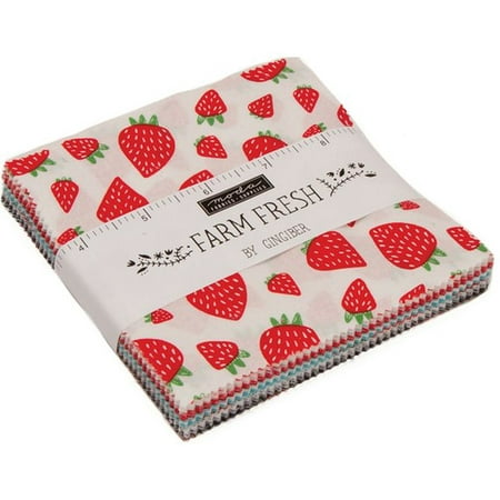Moda Quilt Patterns - Farm Fresh Moda Charm Pack by Gingiber; 42 - 5