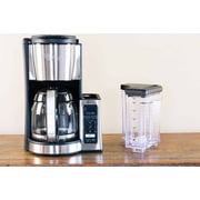Ninja Coffee Maker, 12-Cup Coffee Brewer with Permanent Filter, 2 Brew Styles Classic & Rich, Adjustable Warming Plate, CE251 Black/Stainless Steel