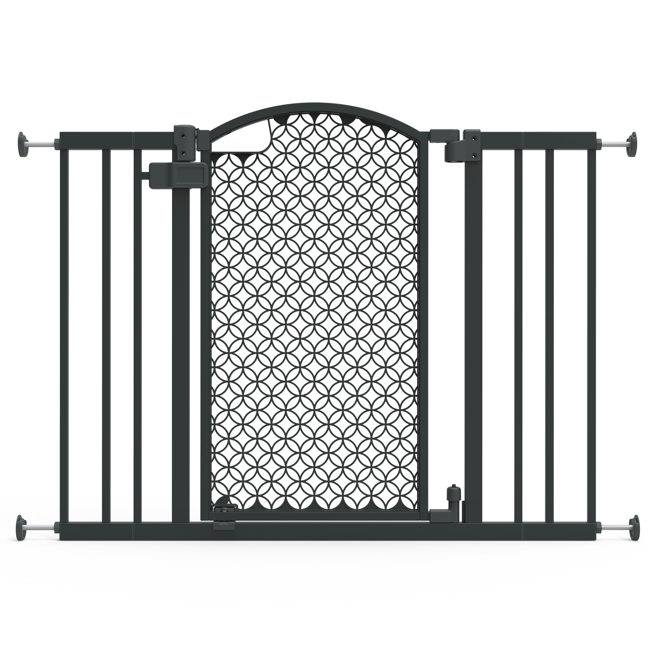 Ingenuity Modern Home Walk-Thru Safety Gate, 28-42", Gray photo 1